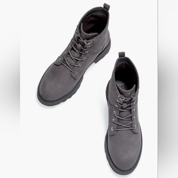 Demi Knit Lug Sole Combat Boot MSRP $56.95 - Picture 6 of 9